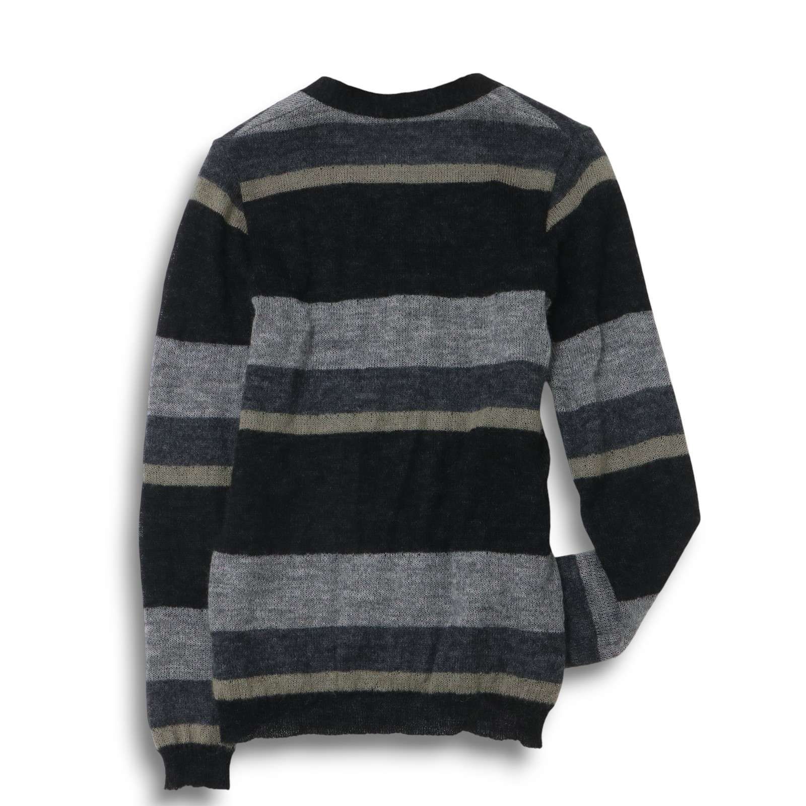 glamb(グラム)GB0324⁄KNT06 : Mesh Border Knit glamb グラム ウール混 