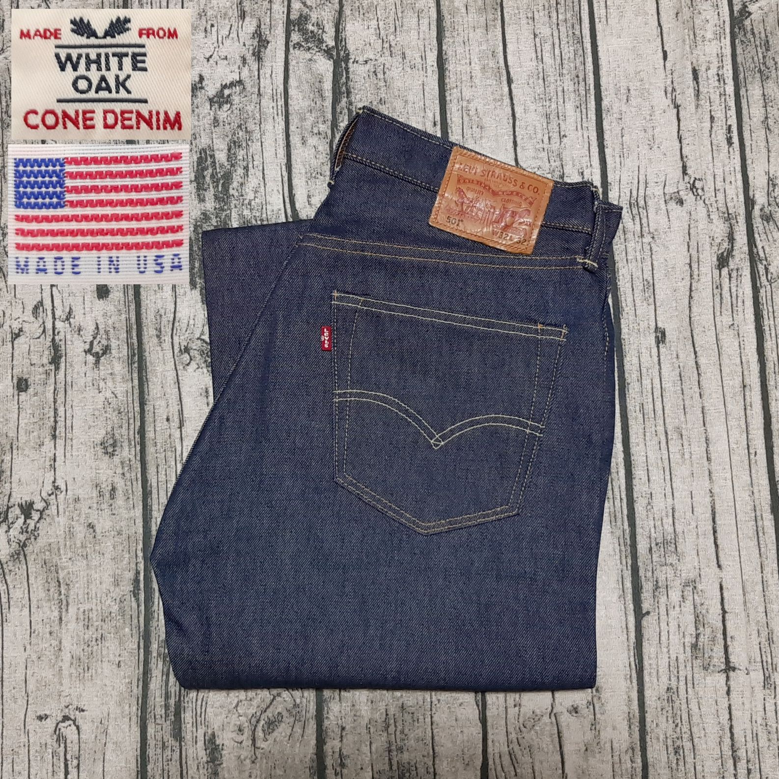 W32】赤耳 ホワイトオーク USA製 Levi's 00501-2546 リジット 極上