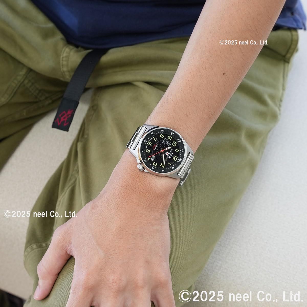  ケンテックス 腕時計 JSDF ソーラー 海上自衛隊モデル ミリタリー S 715 M 06 シルバー アンクレット アクセサリー