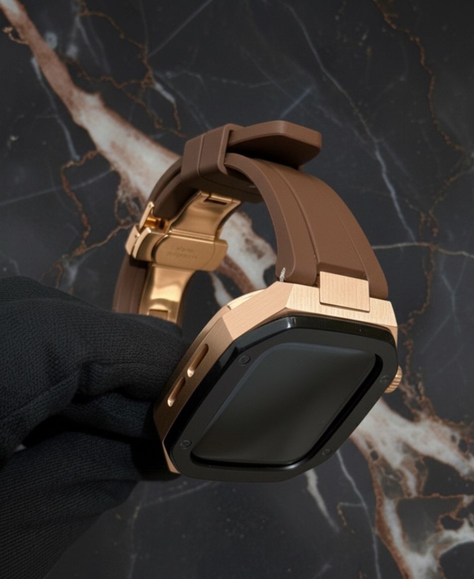 工具不要 最新 アップルウォッチ カスタム メタル ラバーバンド ベルト スクリューレス 235