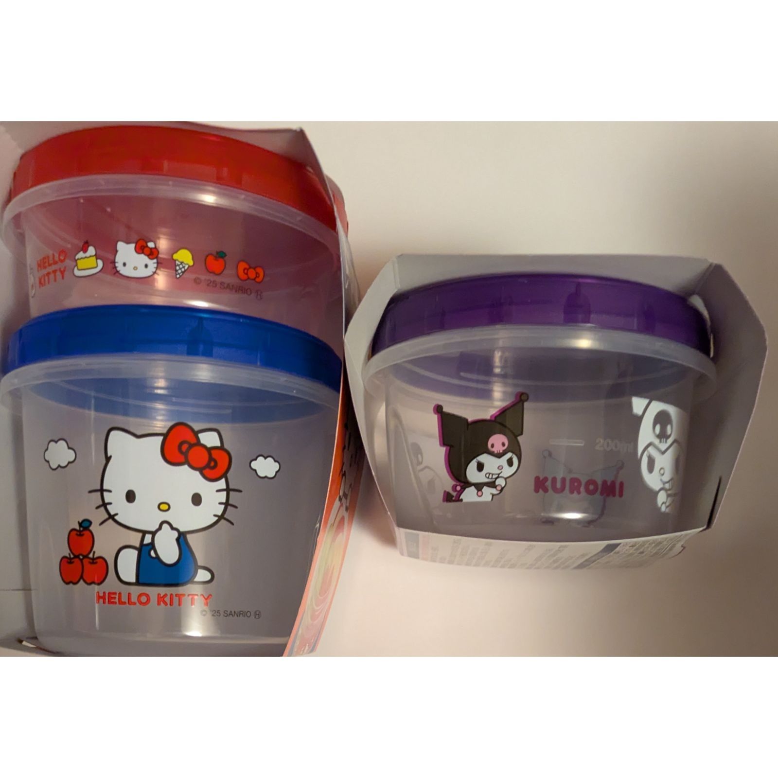 Ziploc Hello Kitty 保存容器 300ml 730ml 7セット Ziploc Hello Kitty 食品保存容器 300ml 730ml - メルカリ