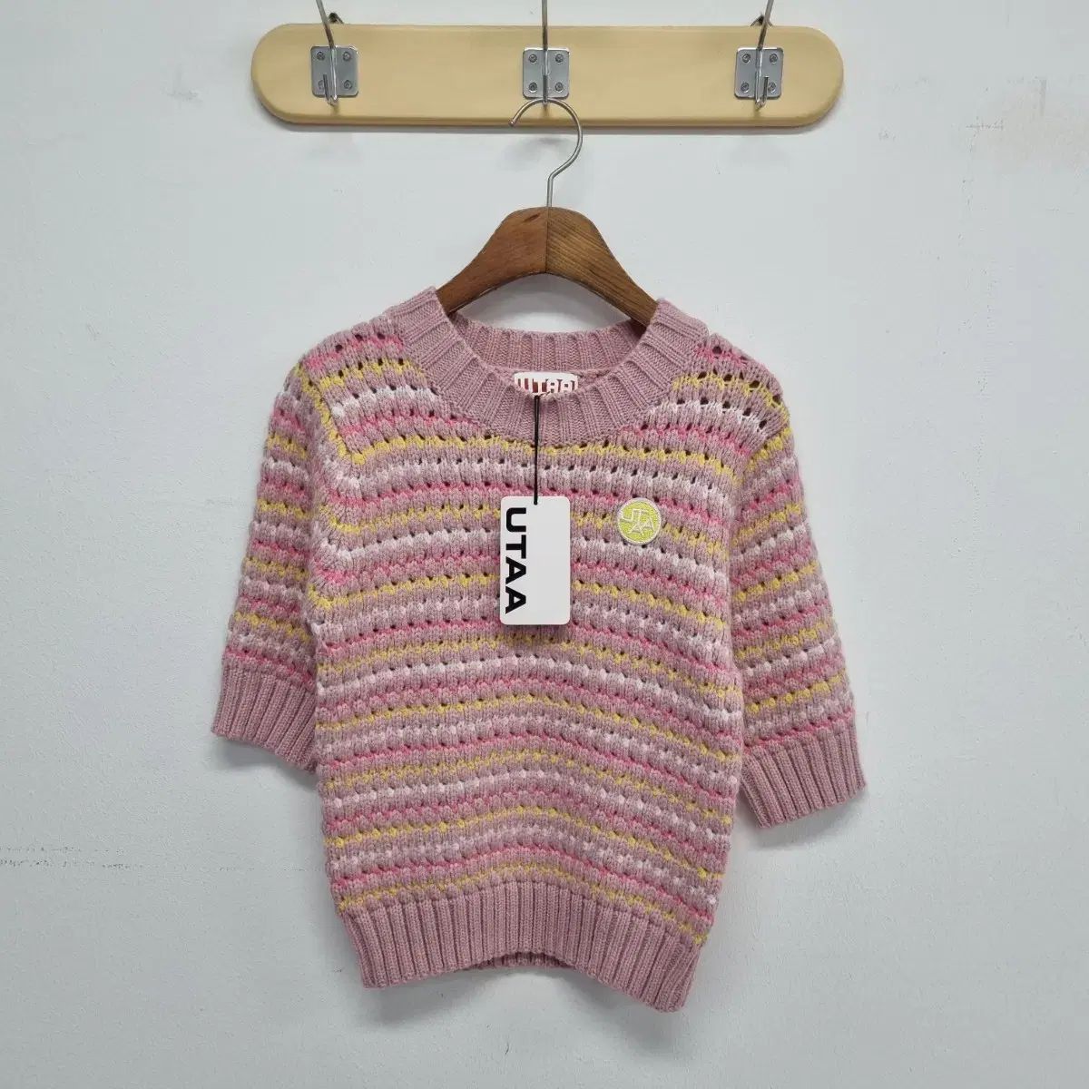 UTAA ユウタゴルフ ピンク ニット