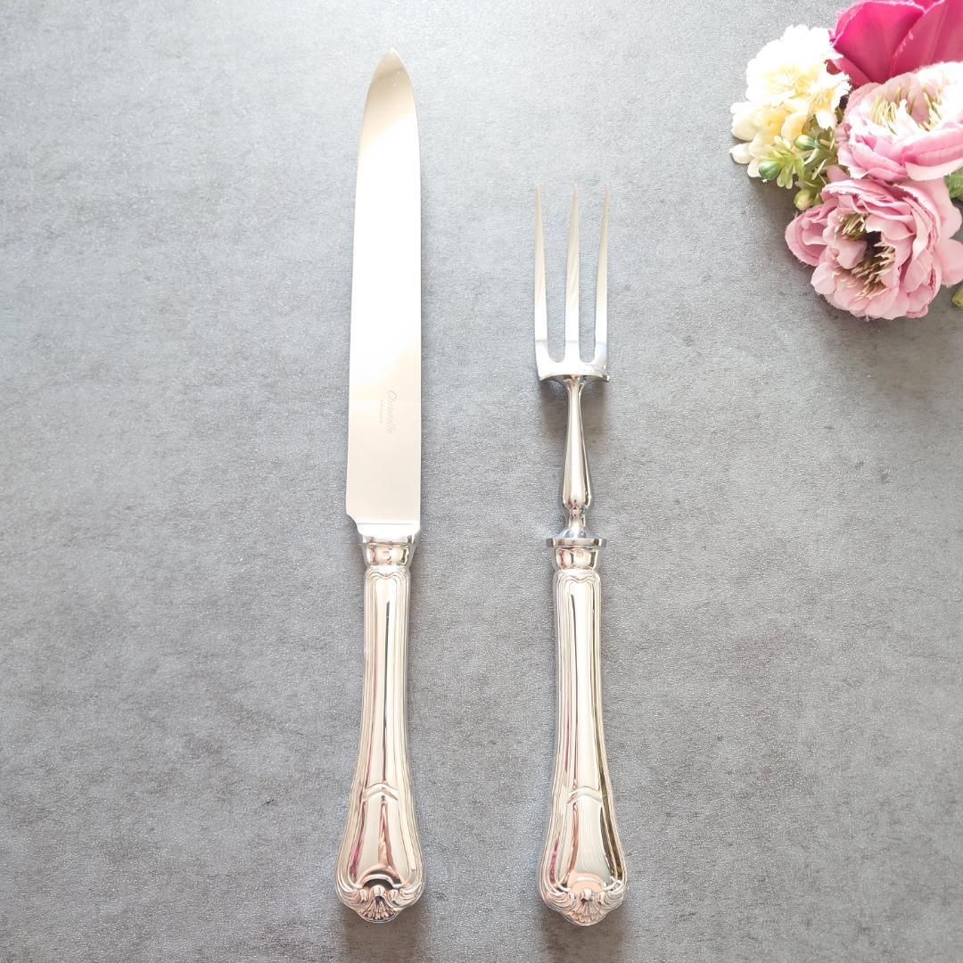 クリストフル ポートロイヤル カービングセット 2点