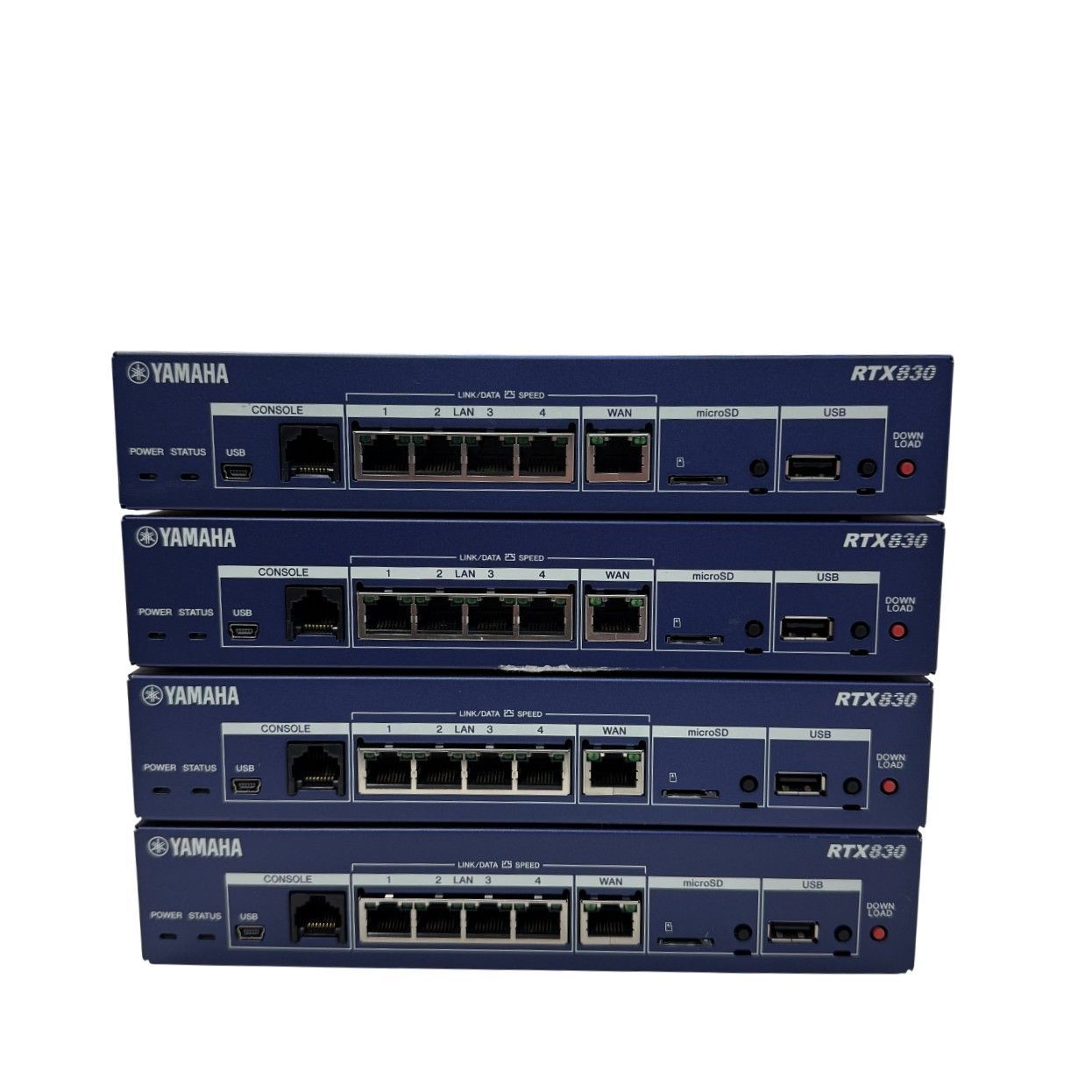 YAMAHA ギガアクセスVPNルーター RTX830 4台セット