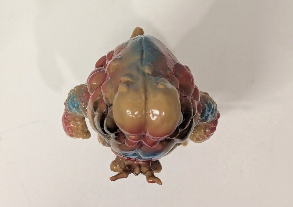 ヤモマーク 大怪獣シリーズ ウルトラマンA ブラコ星人 黄土色成型/赤/青