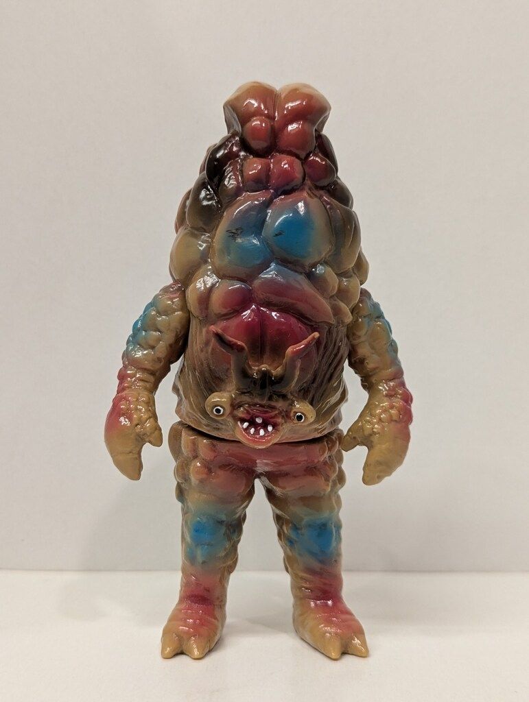 ヤモマーク 大怪獣シリーズ ウルトラマンA ブラコ星人 黄土色成型/赤