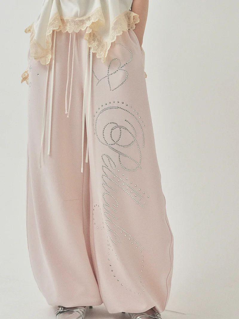 ストーンデコ スエットパンツ