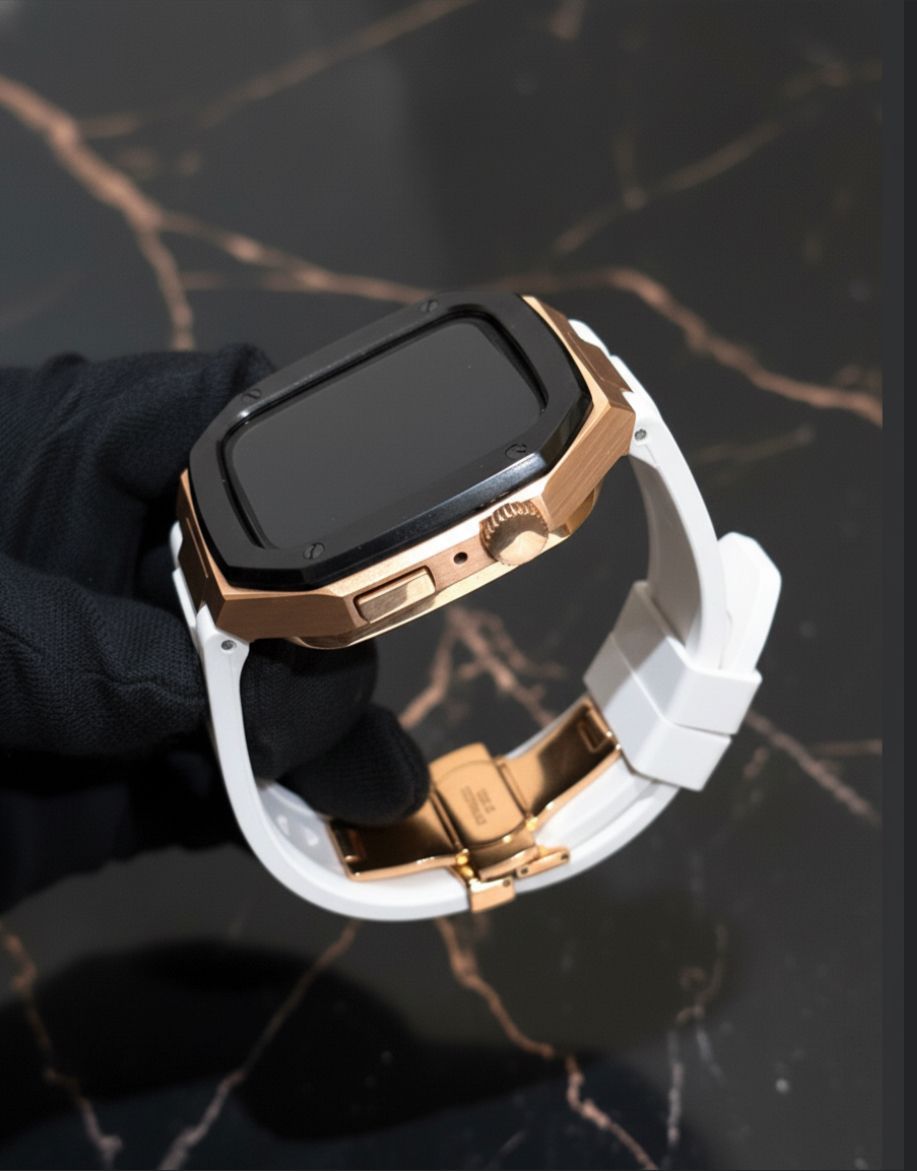 工具不要 最新 アップルウォッチ カスタム メタル ラバーバンド ベルト