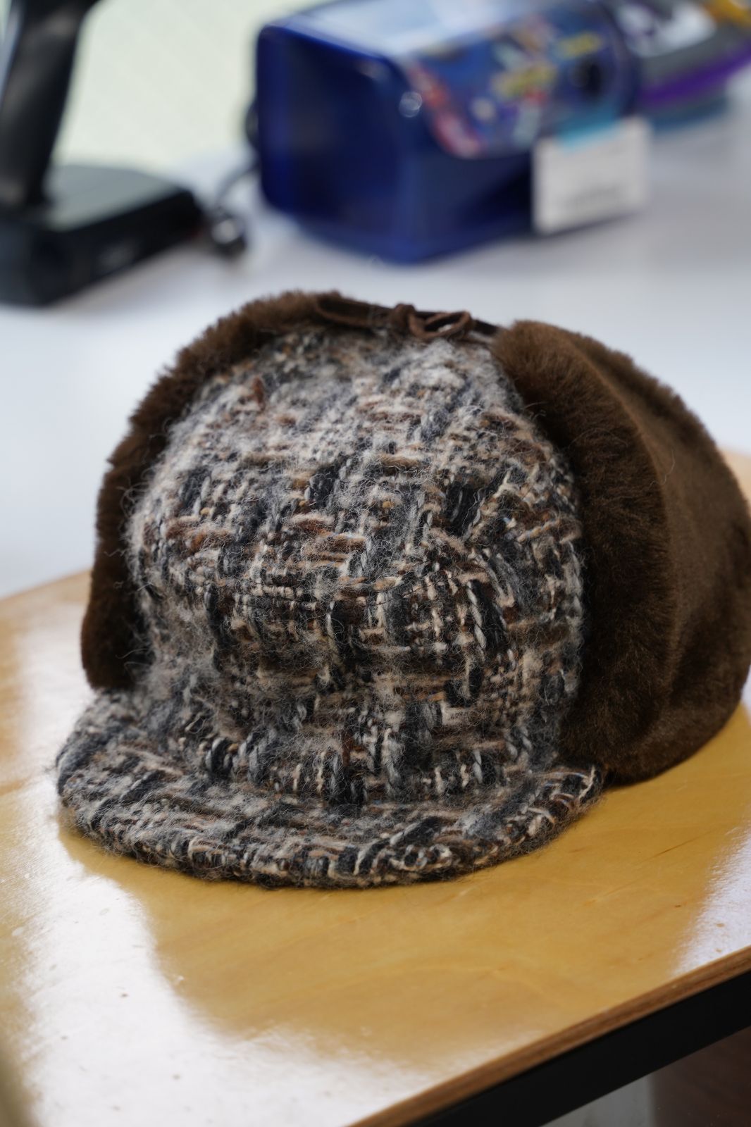 PIGALLE ピガール Paris本店期 フライトキャップ トラッパーハット BROWN Lサイズ