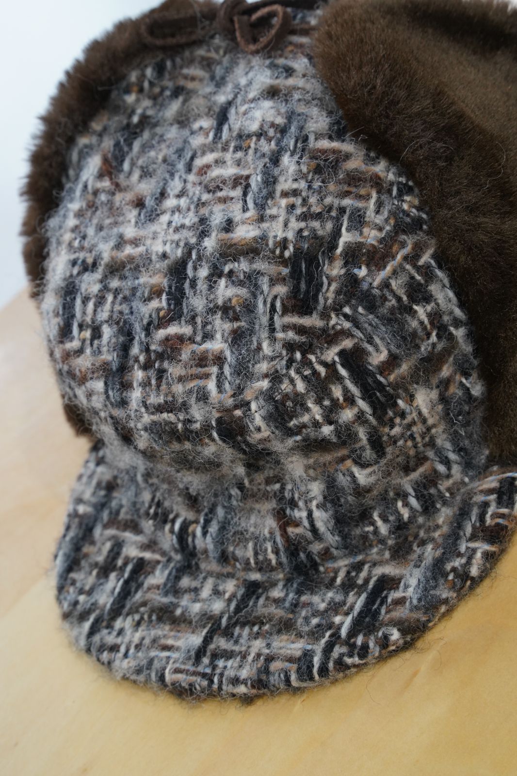 PIGALLE ピガール Paris本店期 フライトキャップ トラッパーハット BROWN Lサイズ