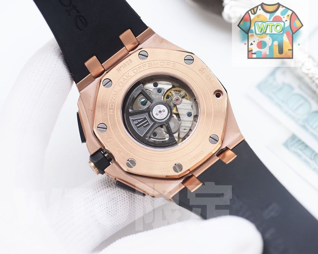  ご 大 です ロイヤルオークオフショアクロノ 44 mm ブティック 26405 NR OO A 002 CA 自動巻き WTO輸入2 自動巻き時計 腕時計(アナログ)