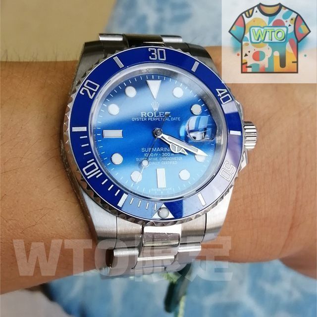  ご 大 です サブマリーナーデイト 116619LB02 自動巻き WTO輸入2 リブ編み 自動巻き時計 腕時計(アナログ)