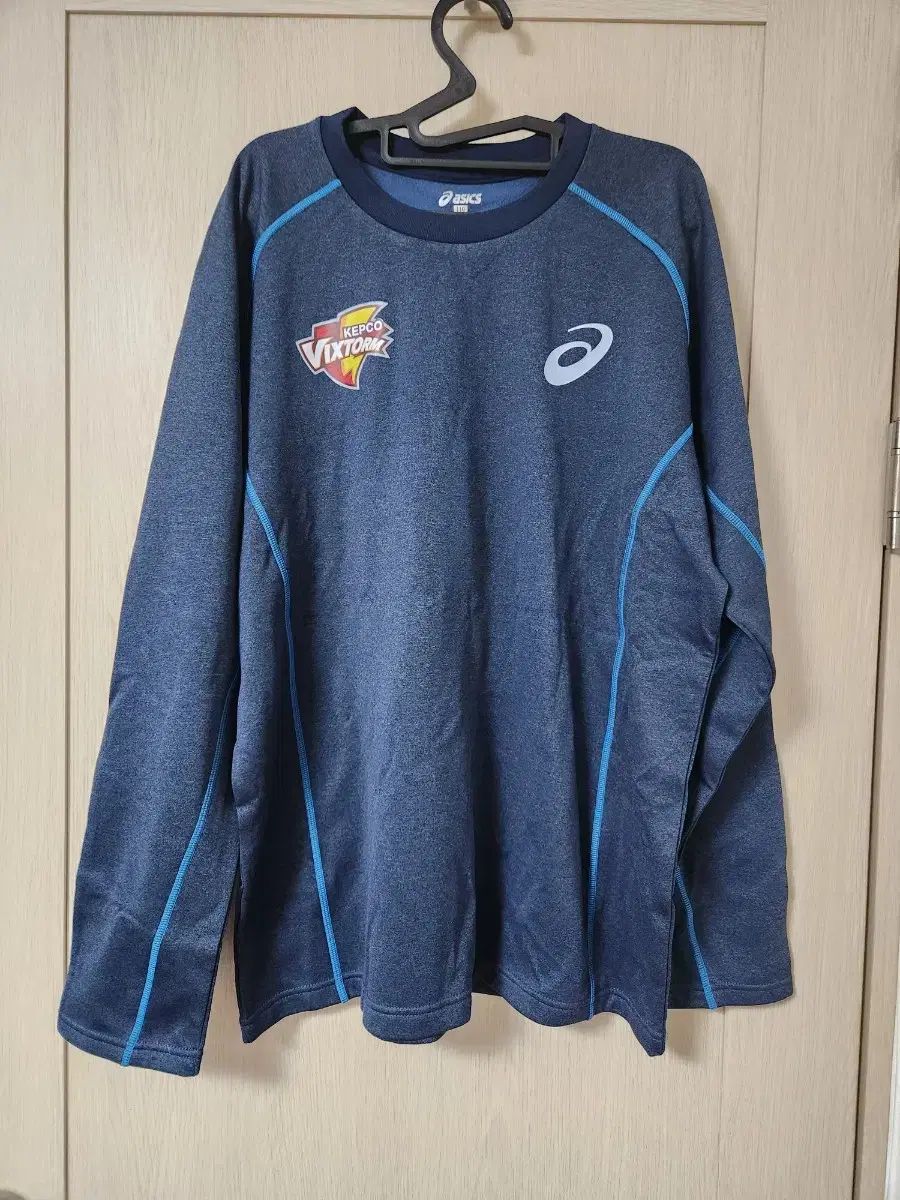 アシックス 韓国電力バレーボール球団 選手 コーチ 支給品 Tシャツ サイズ110