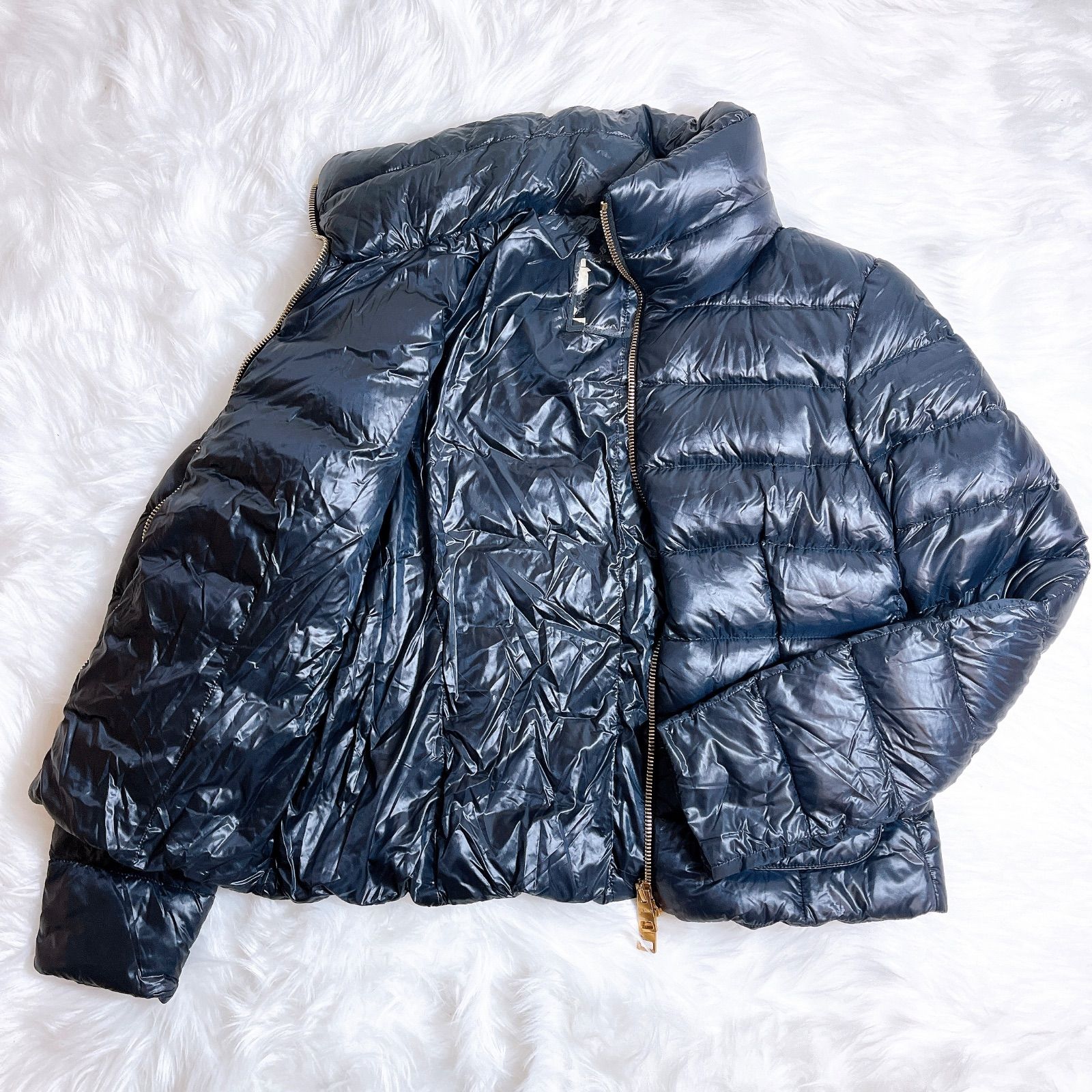 HERNO ハーフスリーブ ボトルネック ドッキングダウンジャケット 42 HERNO ハーフスリーブ ボトルネック ドッキングダウンジャケット 42