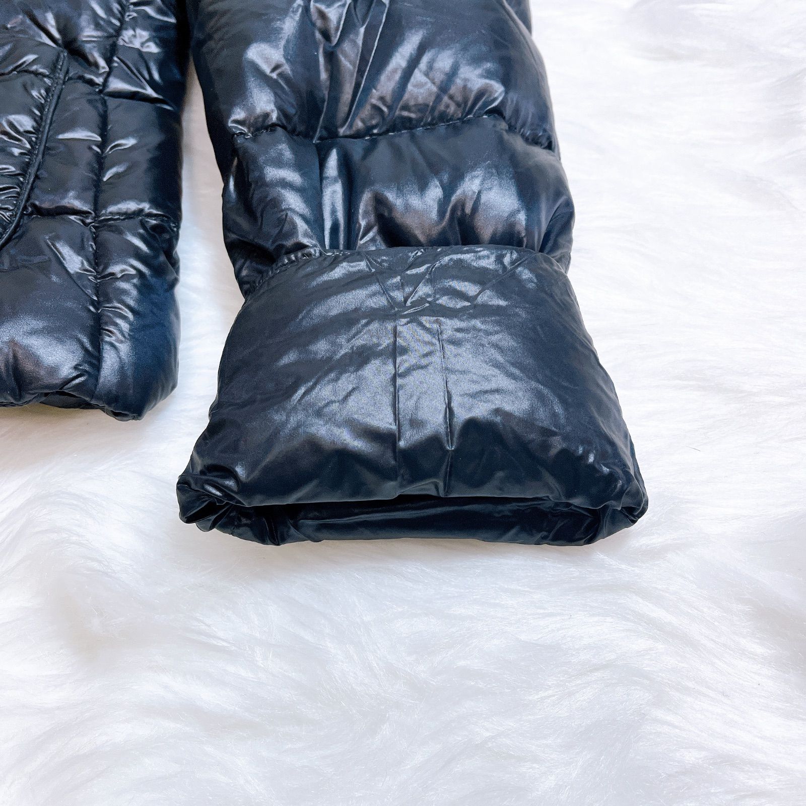 ヘルノ ダウン ジャケット キルティング ボトルネック ネイビー - メルカリ