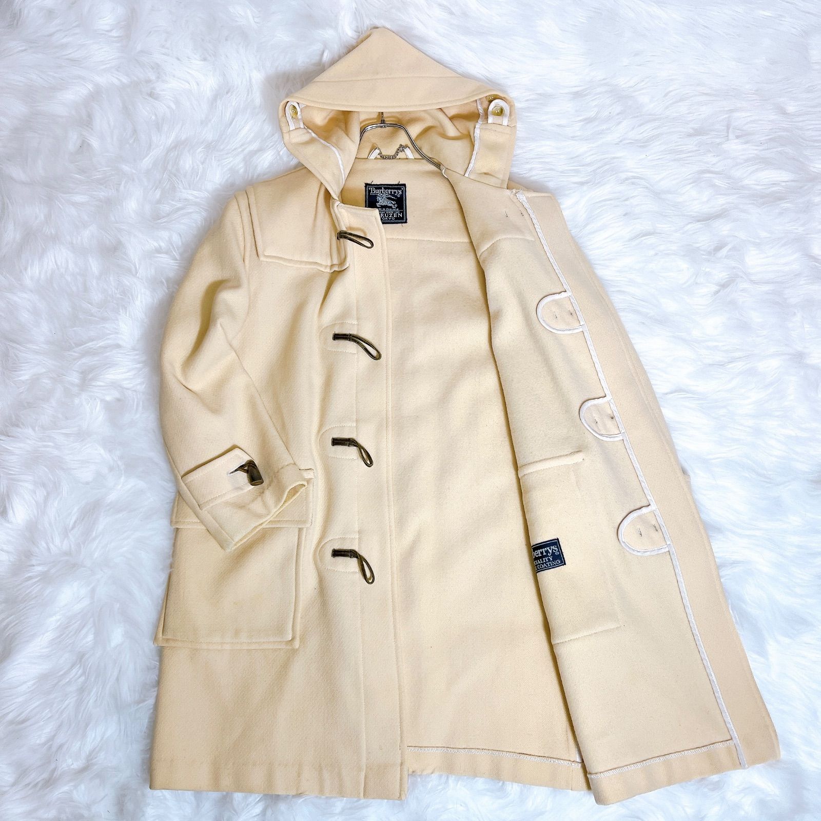 別注 BURBERRY バーバリーズ ダッフルコート トルグ 袖トルグ フード