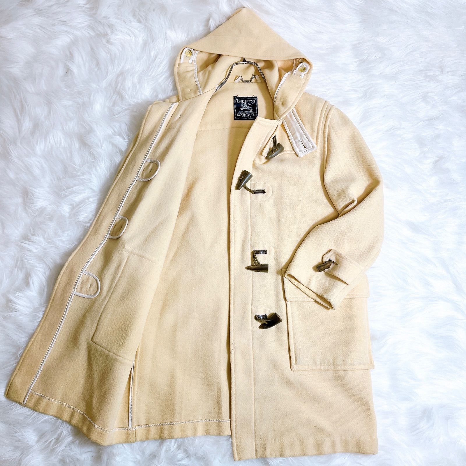 別注 BURBERRY バーバリーズ ダッフルコート トルグ 袖トルグ フード