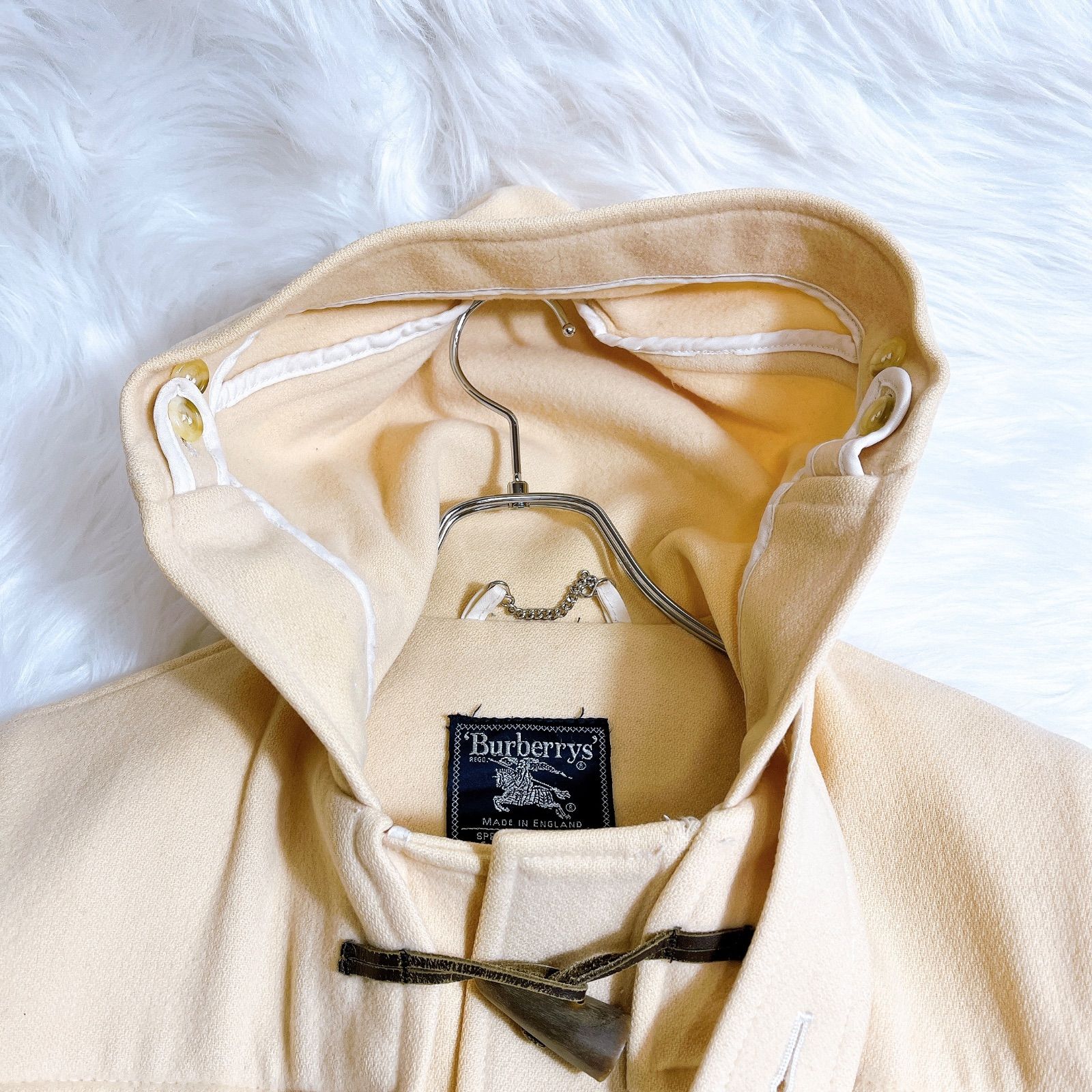 別注 BURBERRY バーバリーズ ダッフルコート トルグ 袖トルグ フード