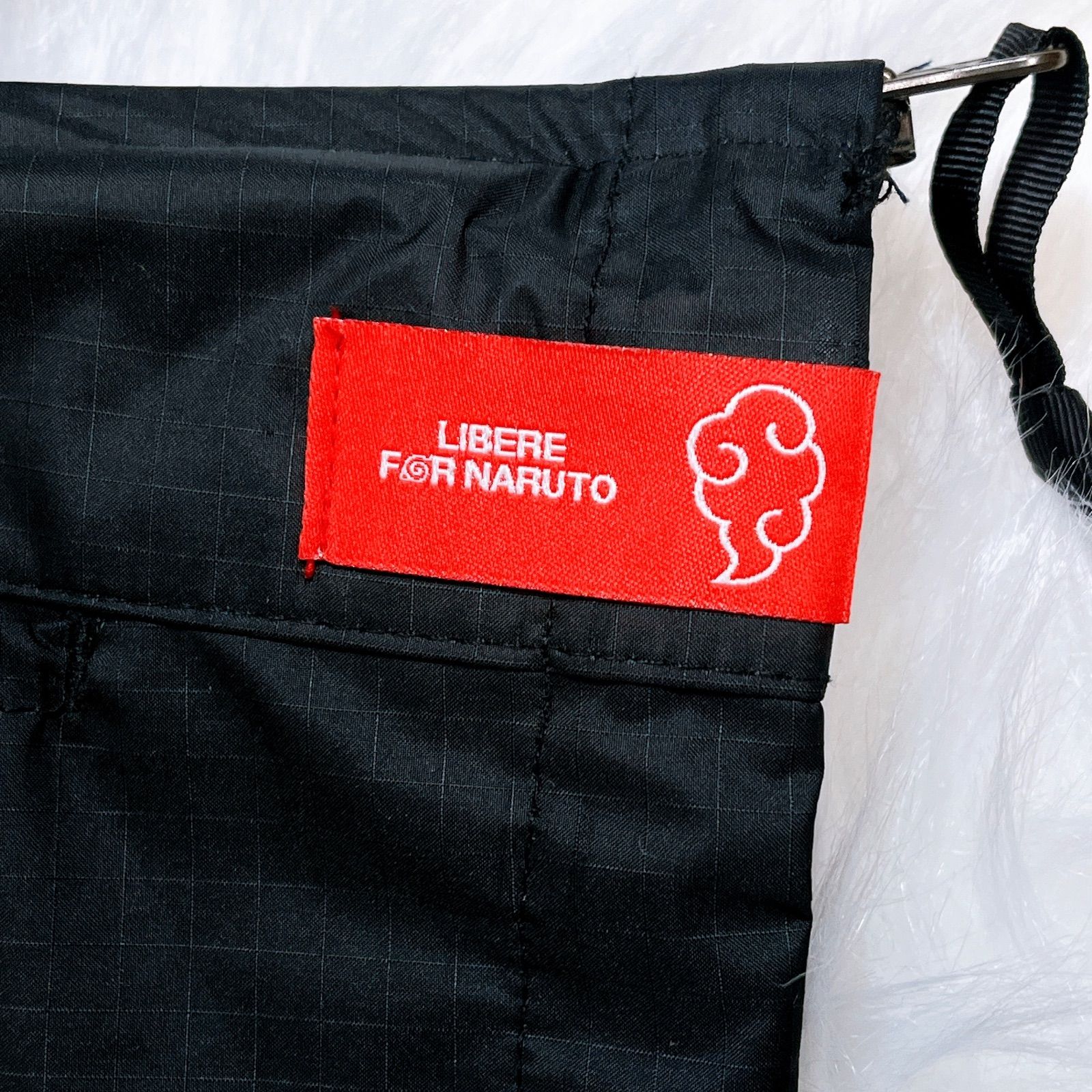 NARUTO うちはイタチ ハーフジップナイロンジャケット 暁装束モチーフ