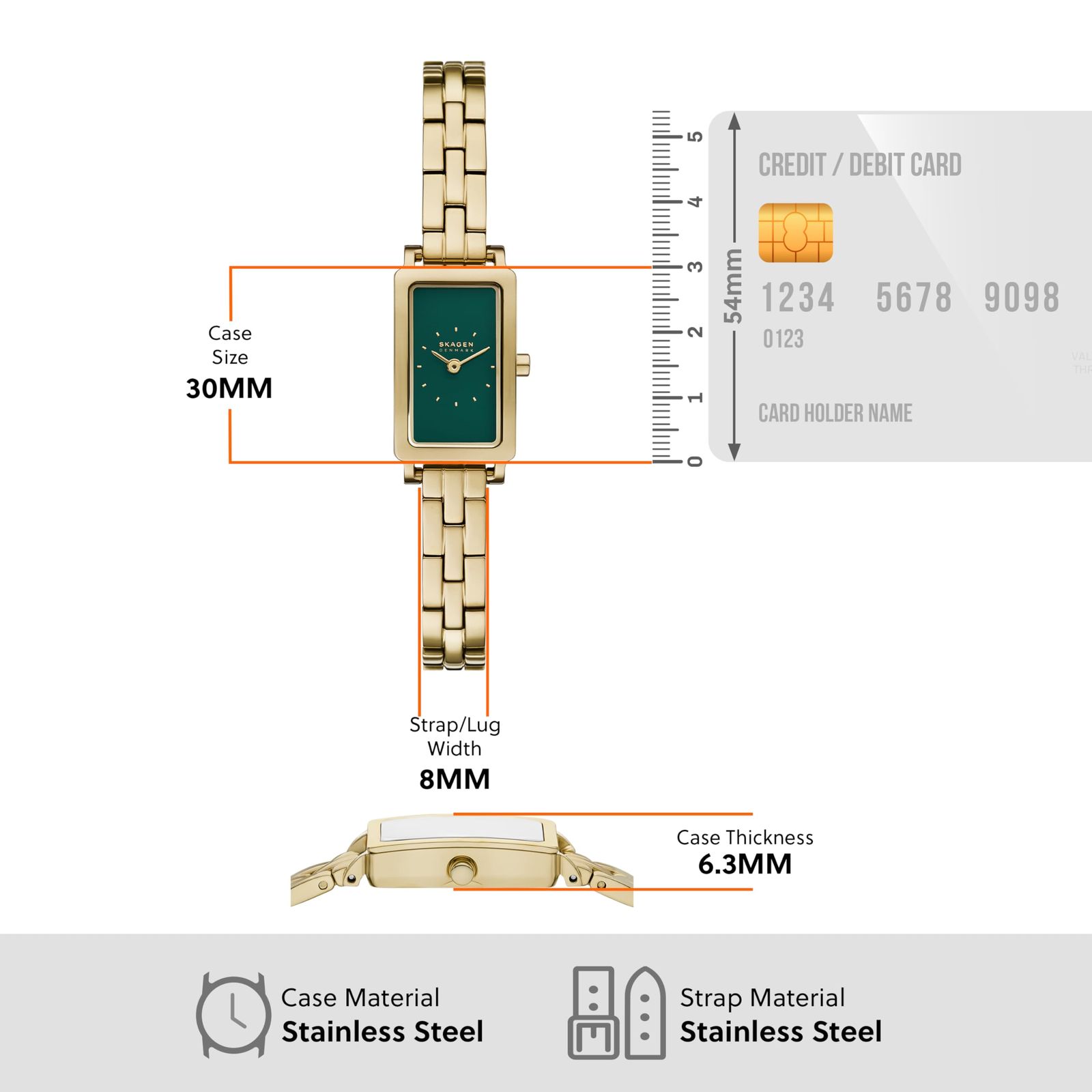  スカーゲン 腕時計 HAGEN MICRO SKW 3146 レディース ゴールド ヘアバンド カチューシャ ヘアアクセサリー