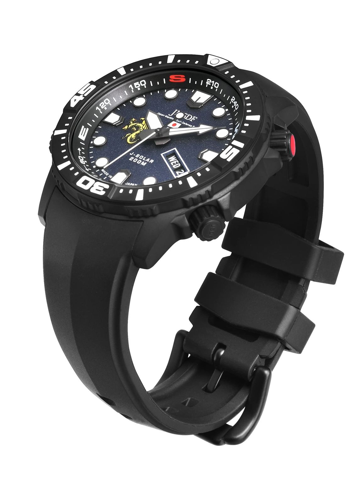 ケンテックス 腕時計 ソーラー 海上自衛隊ソーラープロ 掃海隊群モデル S 803 M 02 メンズ ブラック