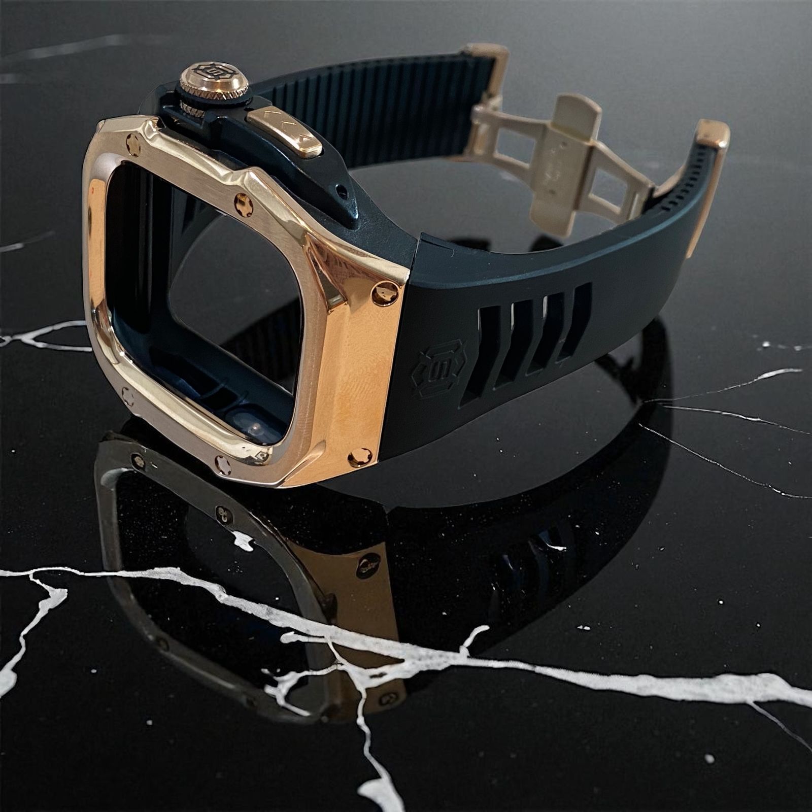 49mm ステンレスケース Apple Watch Ultra /ラバーバンド アップル