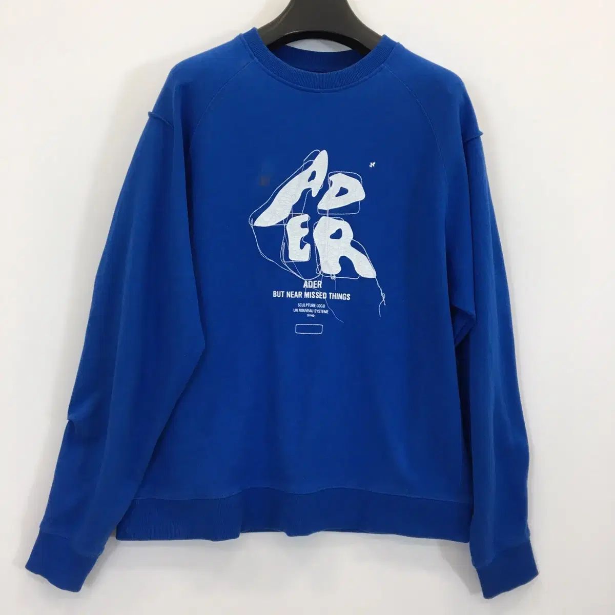ADER ERROR ブルー スカル プルオーバースウェット A1 - メルカリ