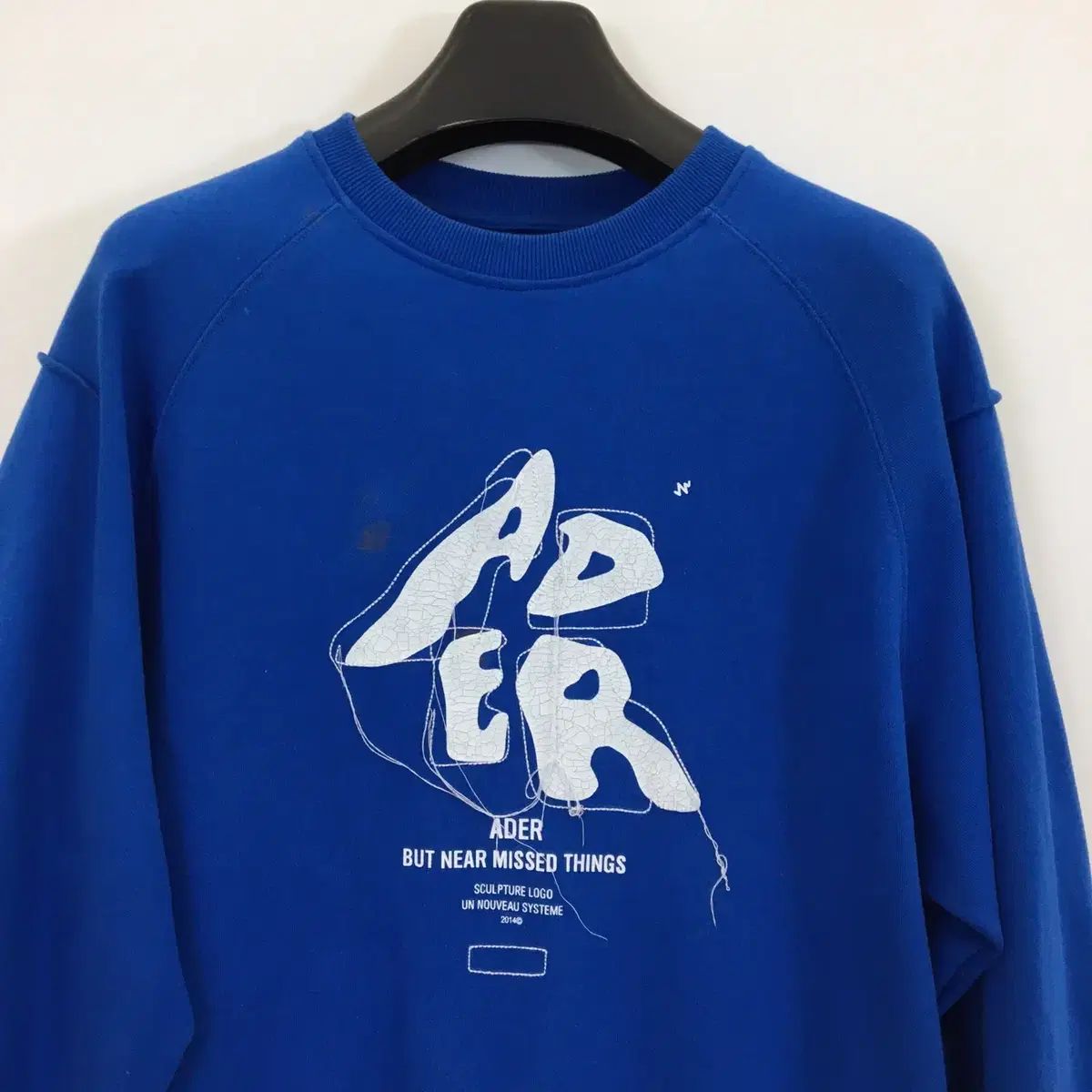 ADER ERROR ブルー スカル プルオーバースウェット A1 - メルカリ