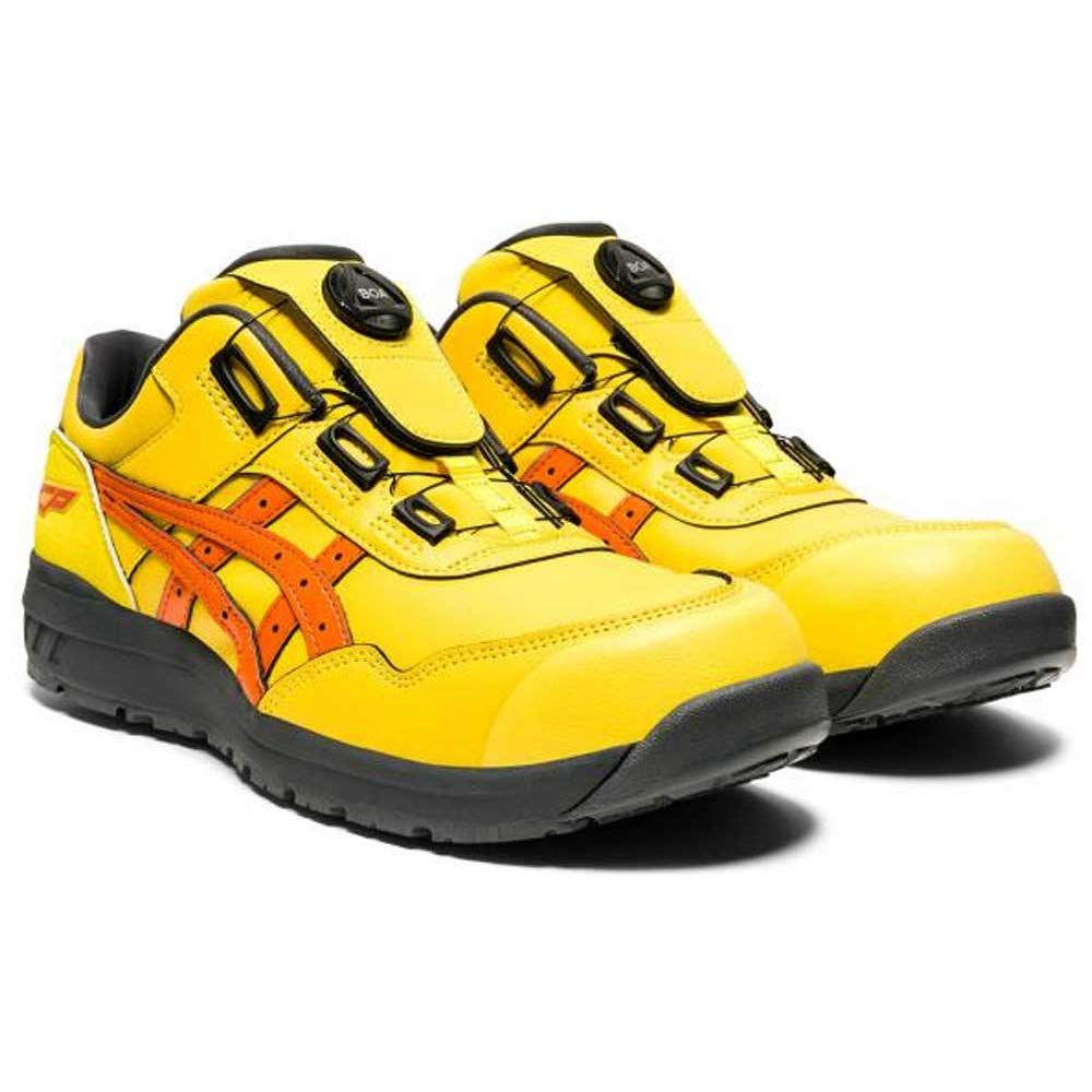 アシックス 安全靴 スニーカー ウィンジョブFCP306 25.0 750ブライトイエロー×ハバネロ 750ブライトイエロー×ハバネロ 25.0 cm