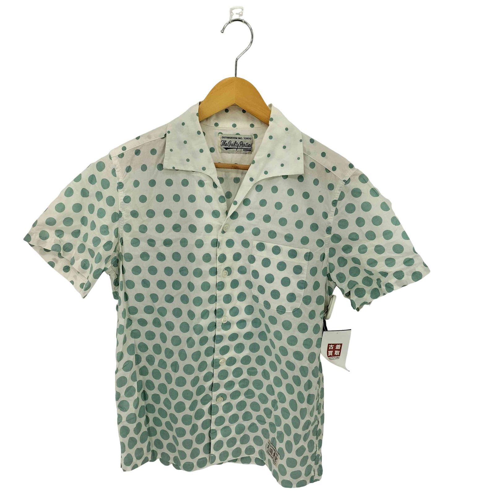 ワコマリア WACKO MARIA THE GUILTY PARTIES ドッド柄 半袖シャツ メンズ JPN XS