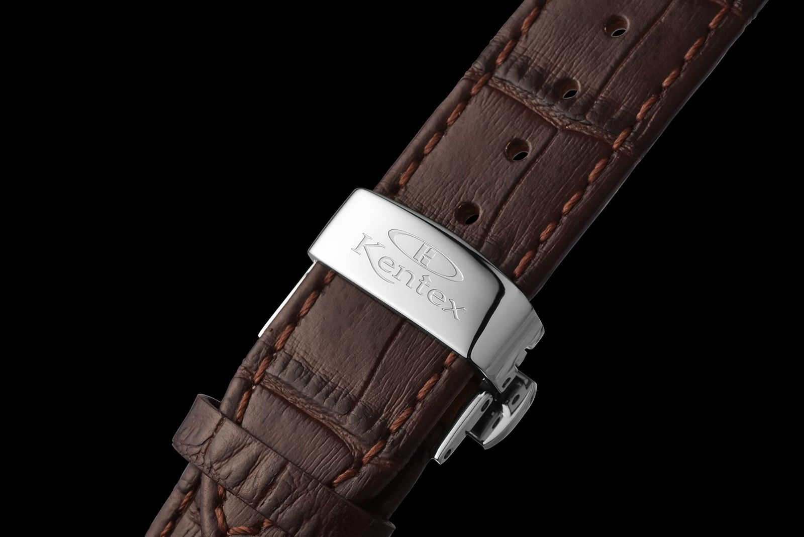  ケンテックス 腕時計 E 546 M 10 メンズ ブラウン アンクレット アクセサリー