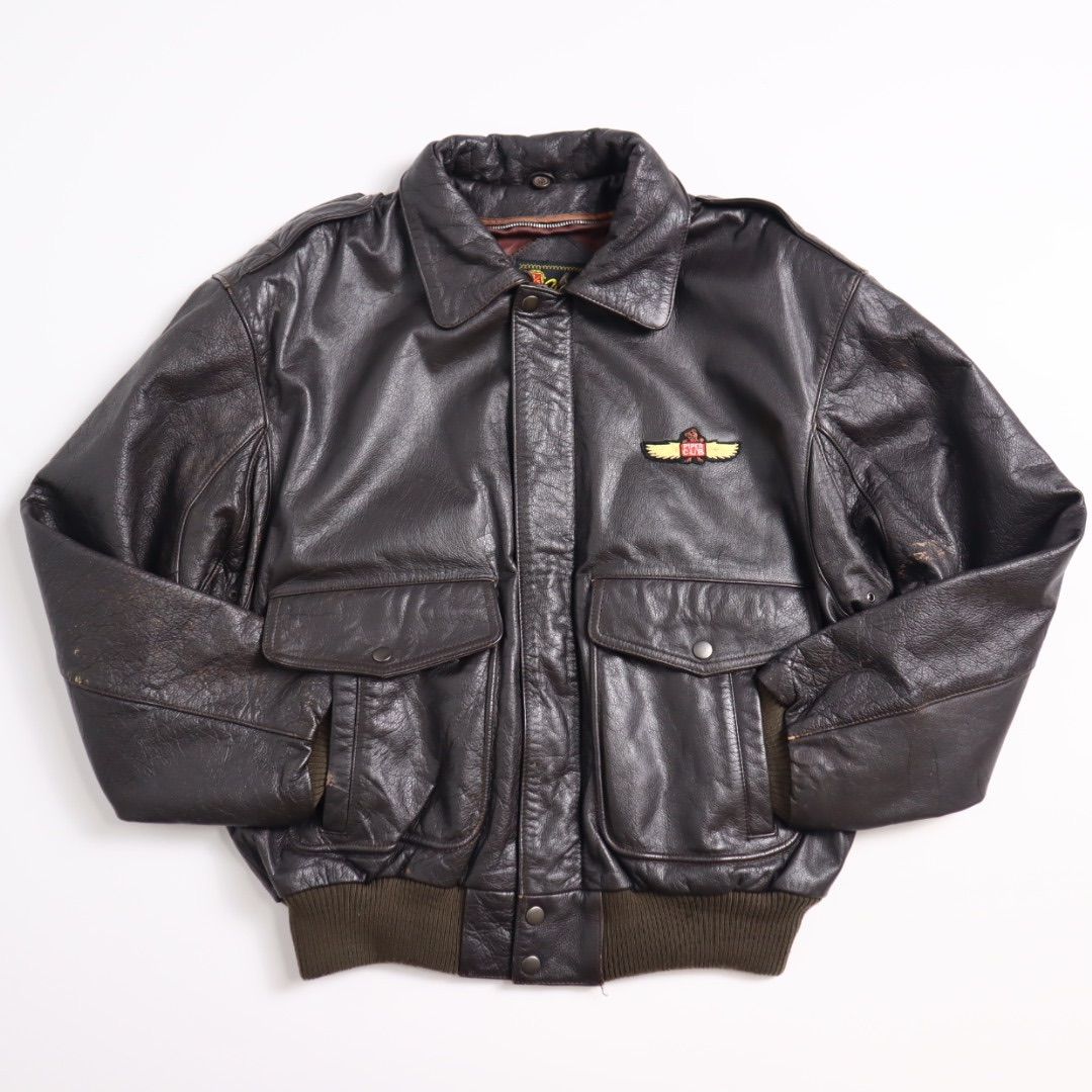 Vintage 80s 90s ヴィンテージ type A2 レザージャケット フライト 