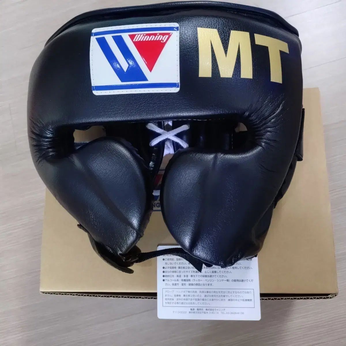 ウィニング ヘッドギア T字型 ブラック