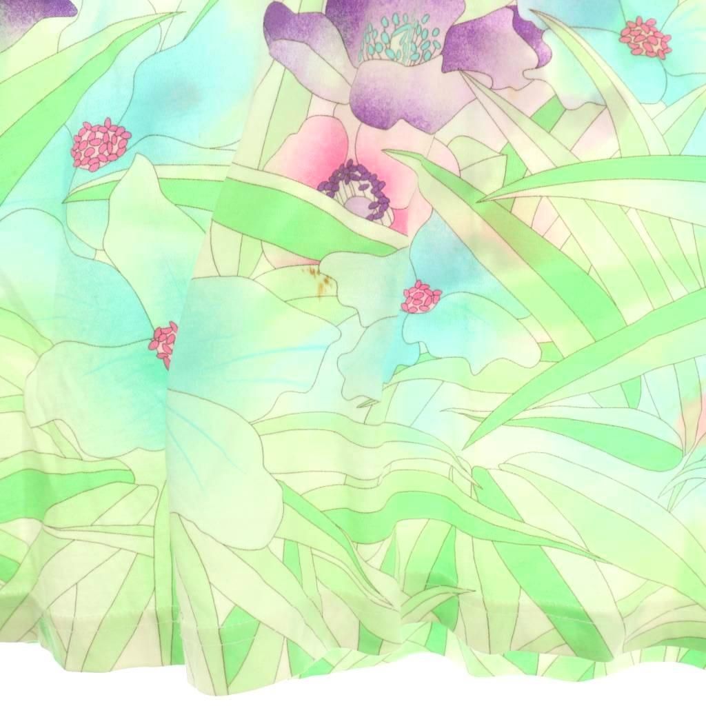 レオナールスポーツ LEONARD SPORT 花柄 半袖 カットソー Tシャツ 40