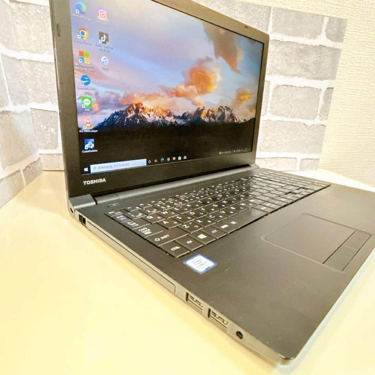 大画面】 dynabook 東芝 15.6インチ バッテリー8時間 i5 SSD128GB 初期