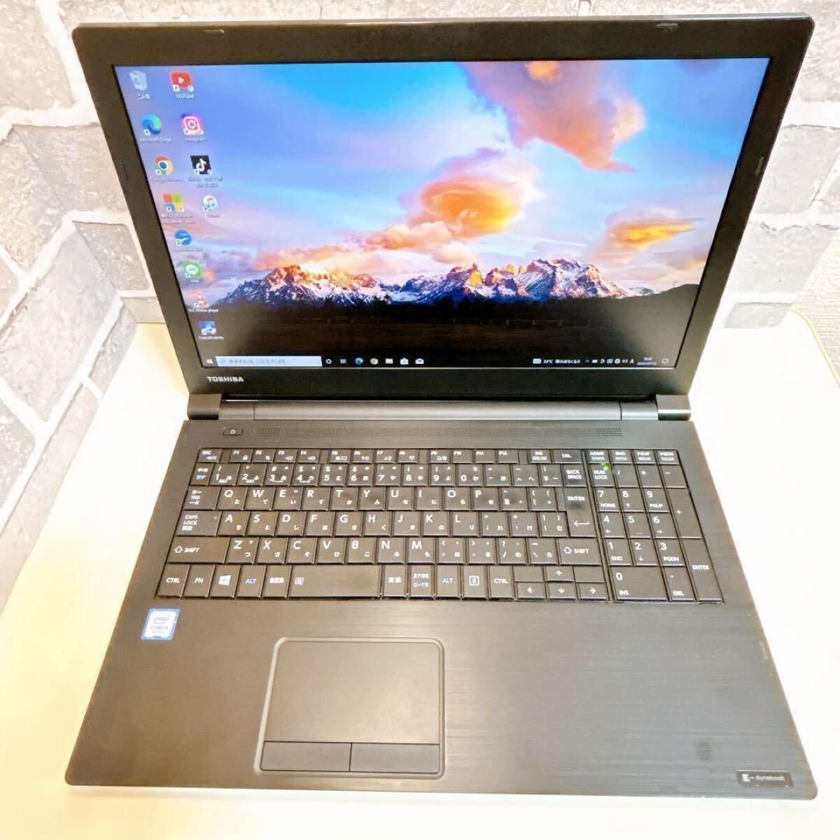 大画面】 dynabook 東芝 15.6インチ バッテリー8時間 i5 SSD128GB 初期