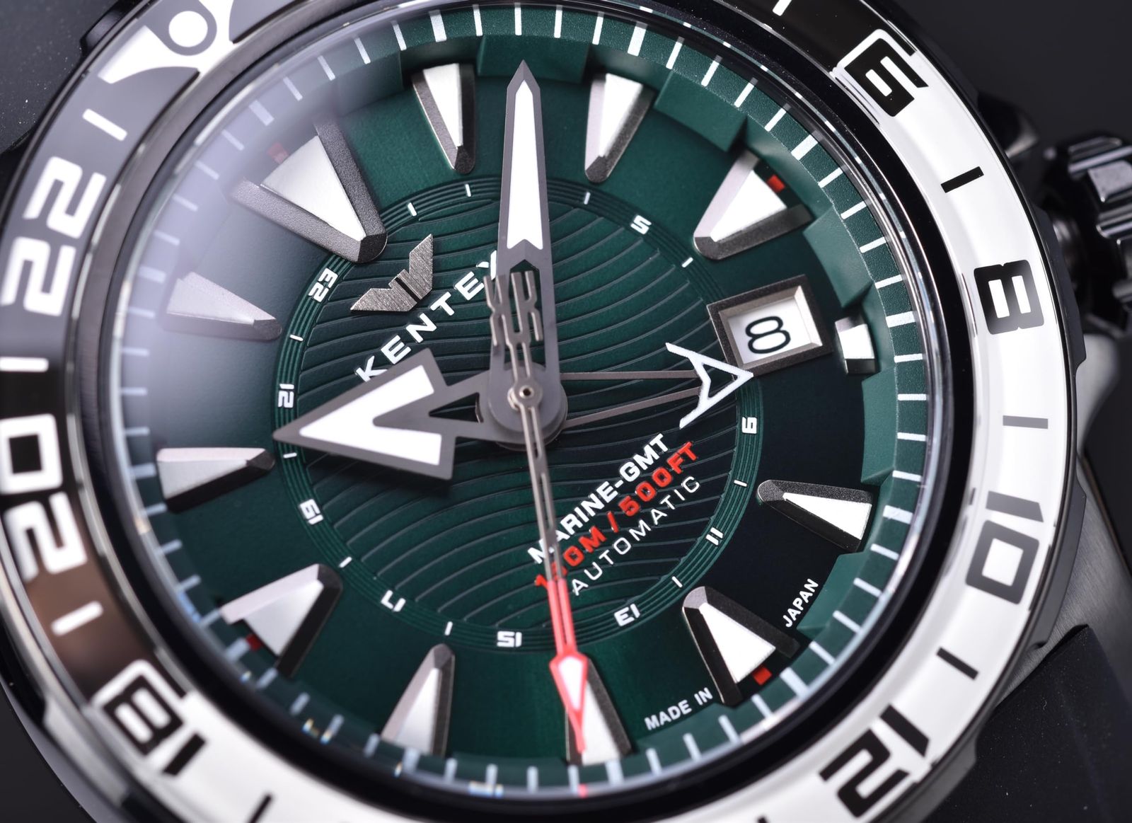 ケンテックス 腕時計 IWAWP MARINE GMT 機械式自動巻き 188本 S 820 X 03 メンズ ブラック