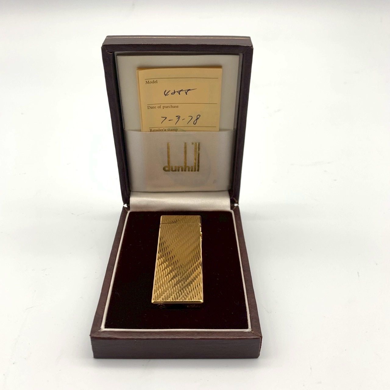 EF 1108 2 1 DUNHILL ダンヒル ガスライター ゴールド