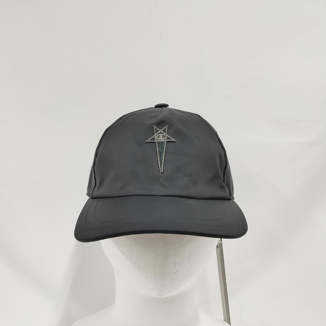 新品 未使用 RICK OWENS × CHAMPION ベースボールキャップ ブラック