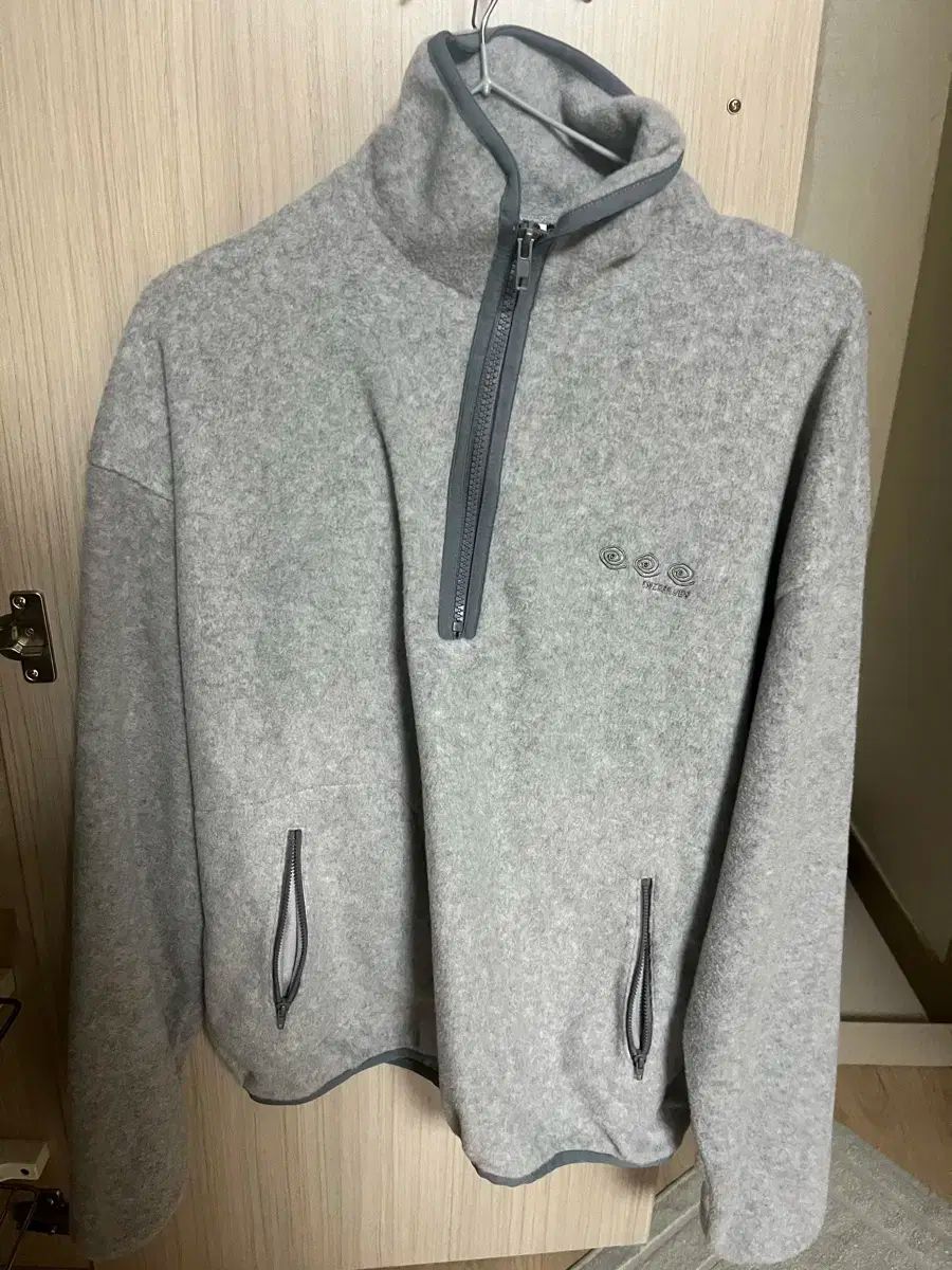 エンゾーブルース フリース ハーフジップ