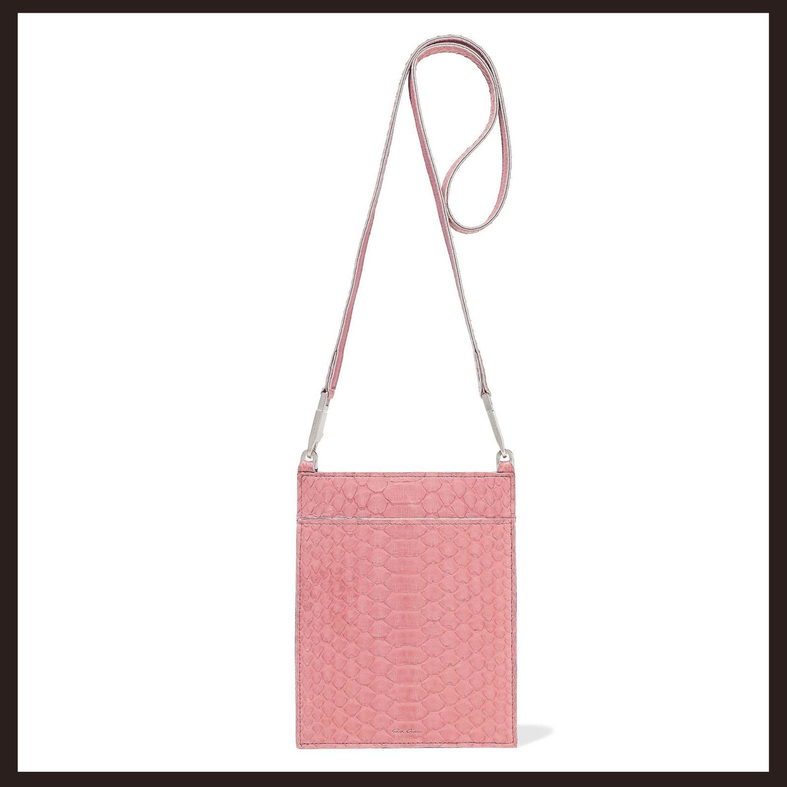 RICK OWENS セキュリティポケットバッグ ショルダー ピンク リックオウエンス