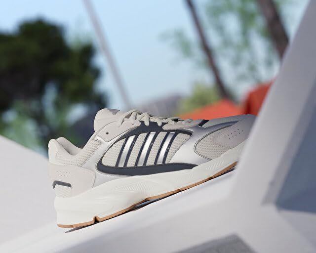 アディダス スニーカー 2000 M メンズ 25.5 クリーム×ブルー cm