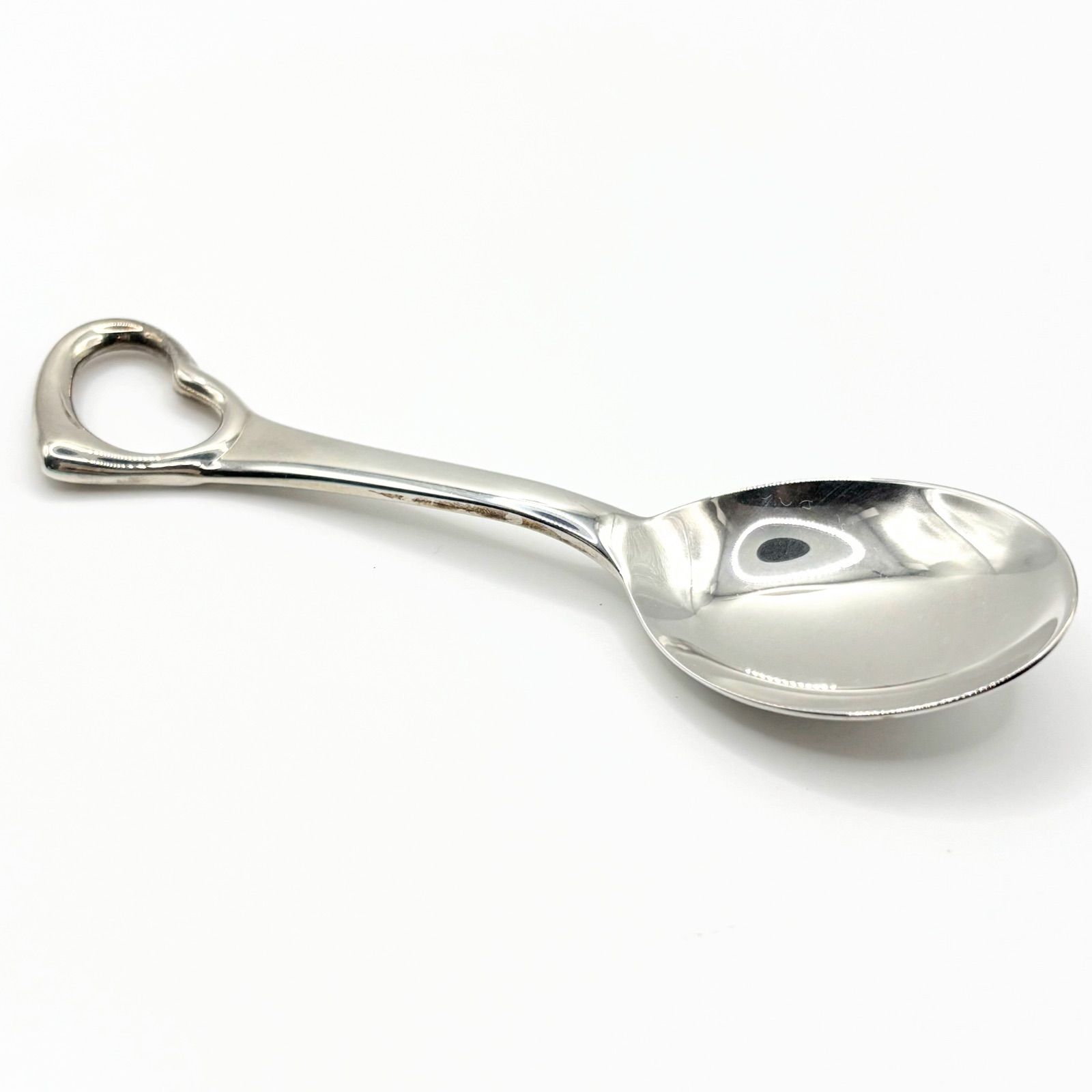 TIFFANY-Co. ティファニー ベビースプーン オープンハート エルサ ペレッティ シルバー925 カトラリー