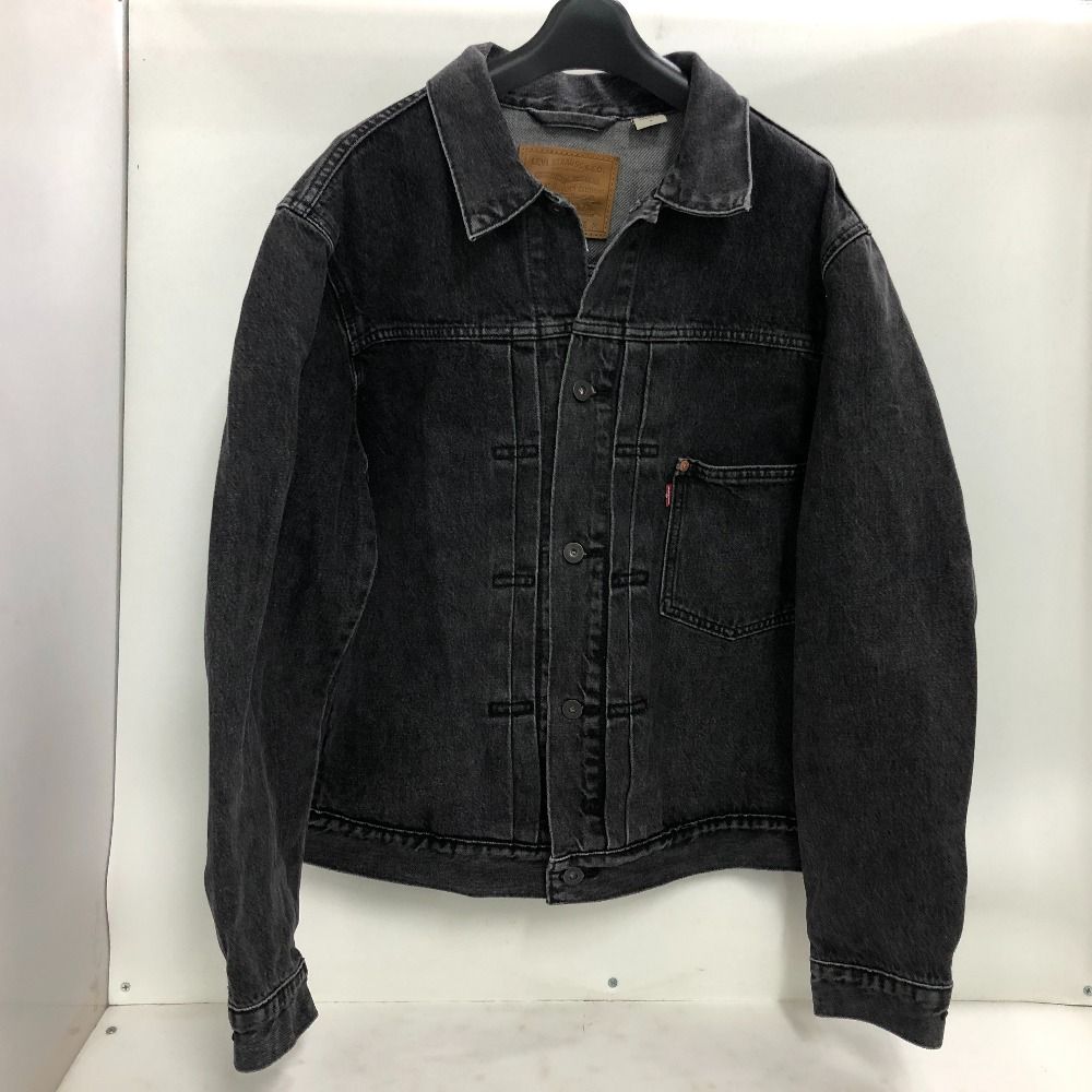 02 w 20627 リーバイス Levi s PREMIUM TYPE I TRUCKER トラッカージャケット ブラック M カンボジア製 メンズ デニムジャケット コットン 品