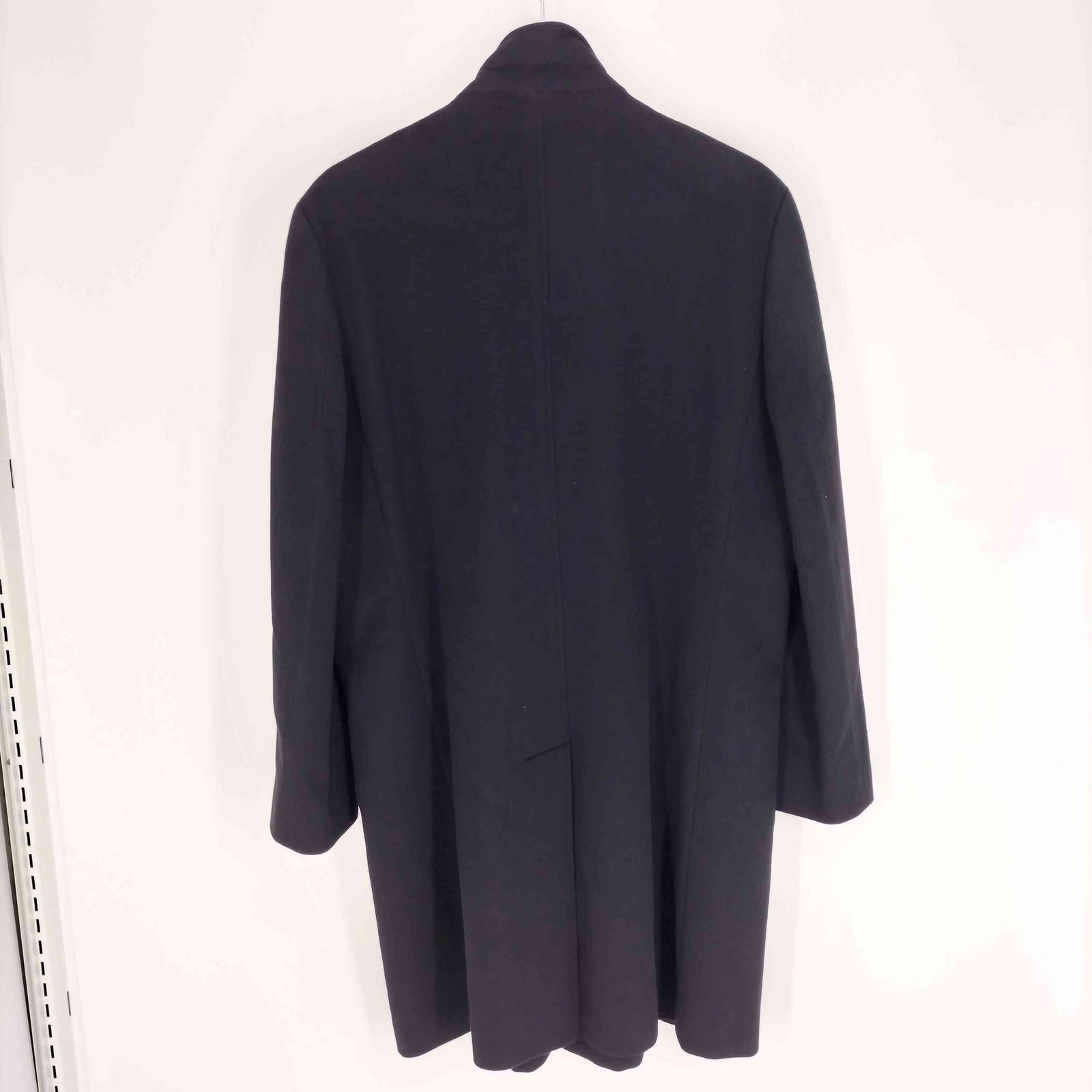 サヴィルロウ SAVILE ROW カシミヤ100% 比翼 スタンド コート チンストラップ付き メンズ import M