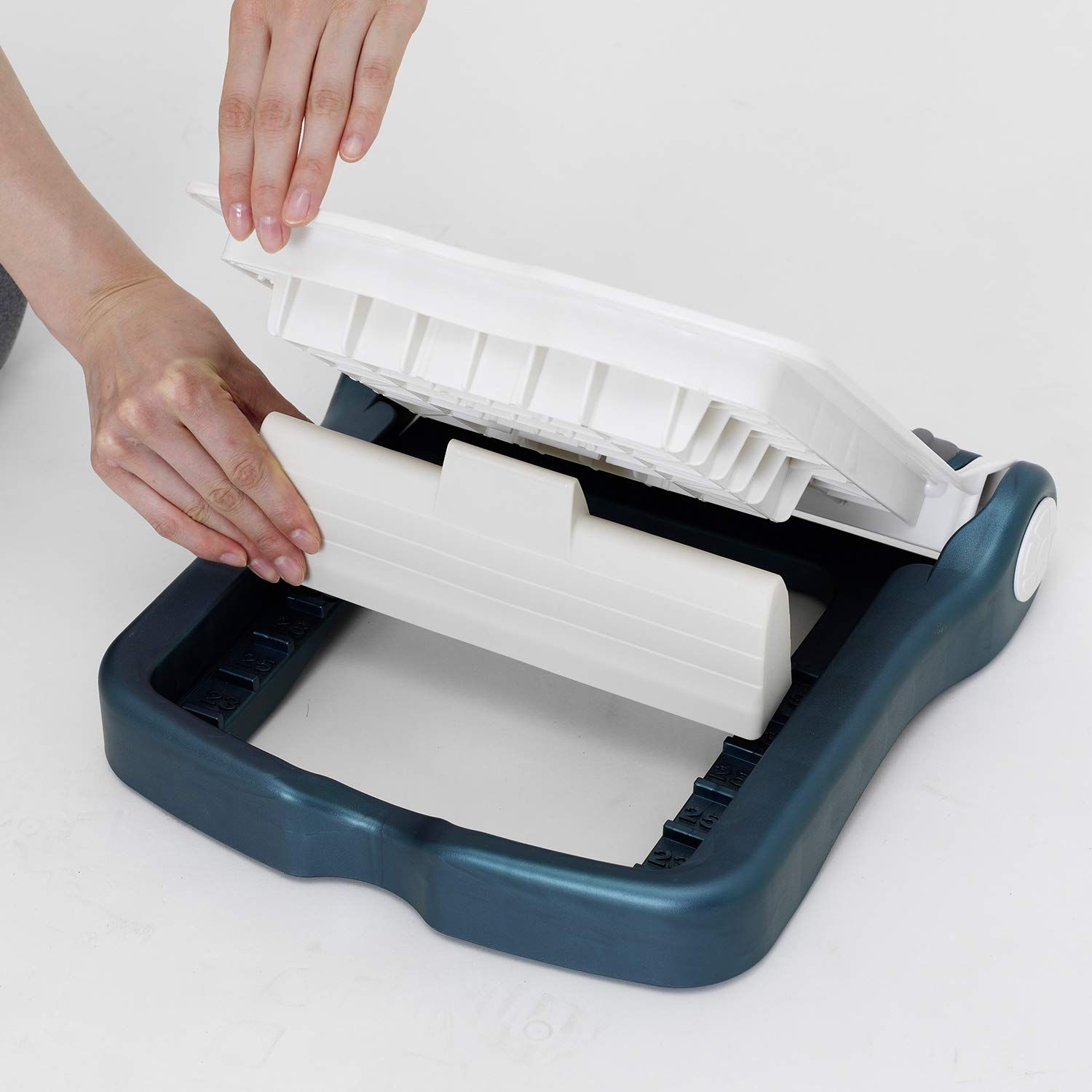 アルインコ ALINCO ストレッチボード ふくらはぎ いい感じ! 足首 アキレス腱 前屈 ストレッチ EXG 221 N ネイビー