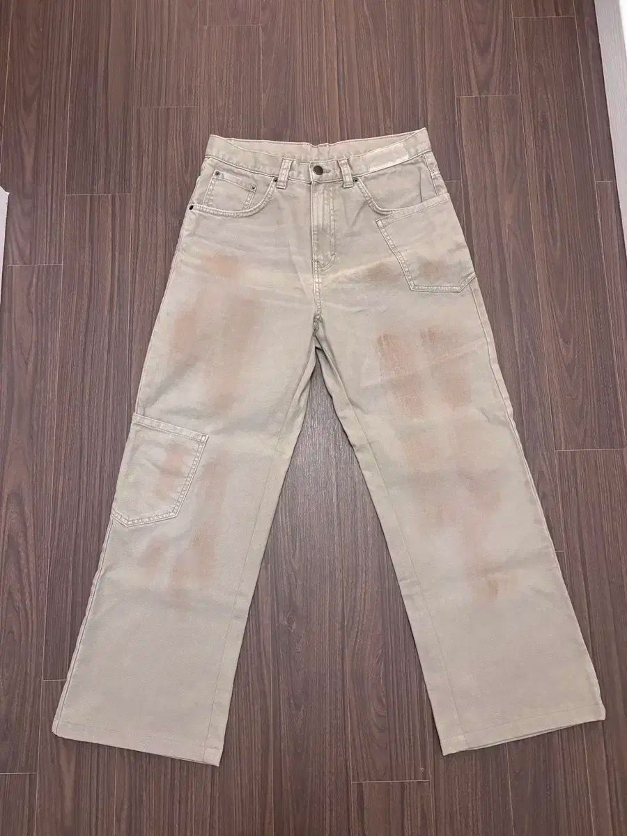 ZARA ポケット ワイドフィット パンツ EU38 (KR 30)