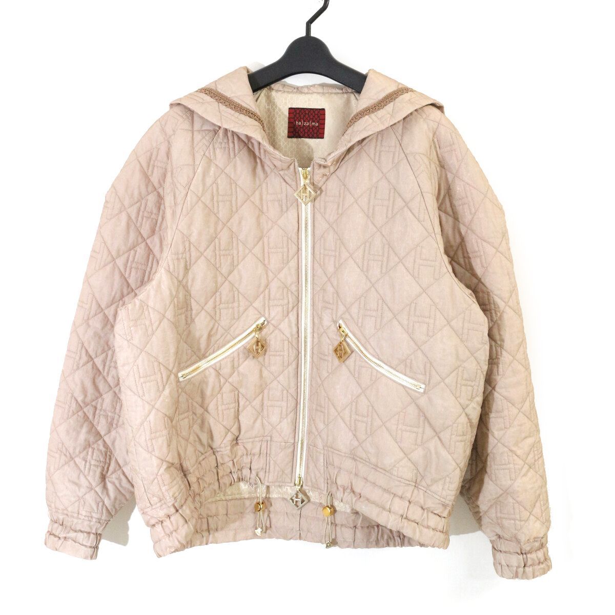 hazama ハザマ 2021SC 夜空を駆ける透明彩度のキルティングセーラージャケット S