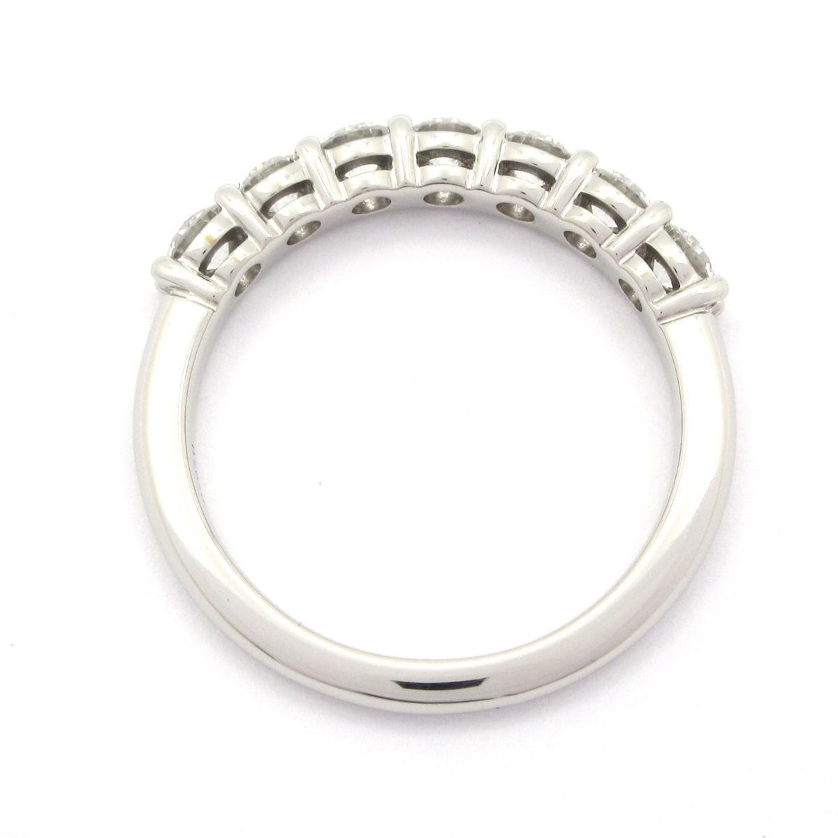 TIFFANY&Co. / ティファニー エンブレイスバンド ダイヤリング Pt950 
