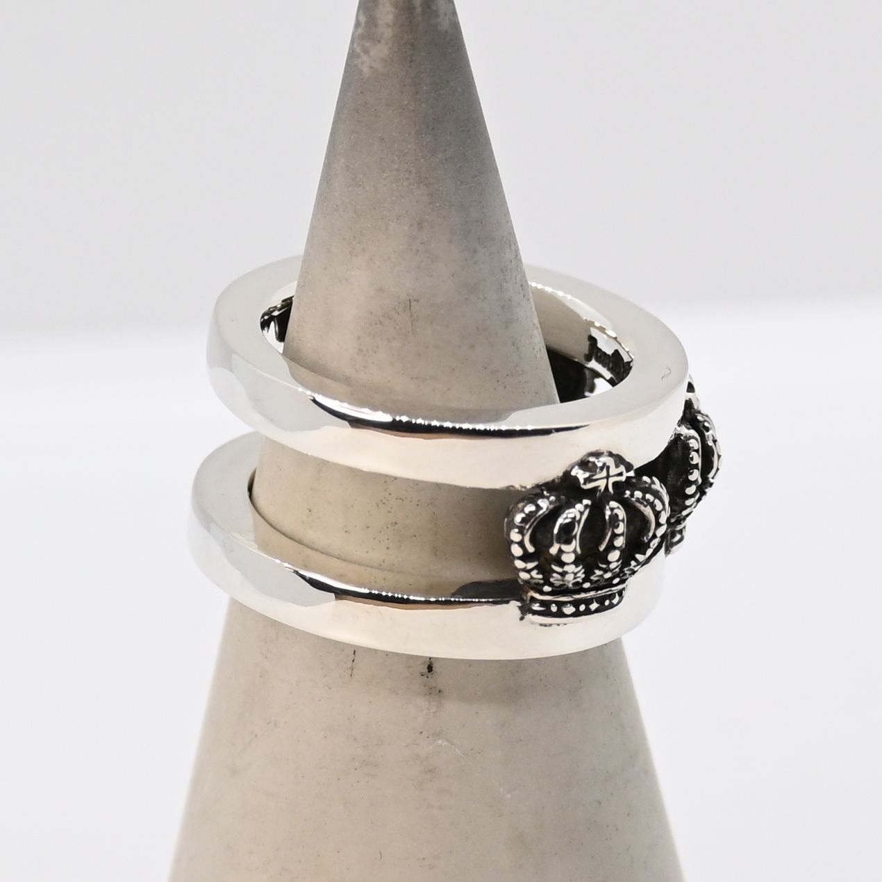 研磨済】 JUSTIN DAVIS クラウン リング 9号 SRJ305 ジャスティン